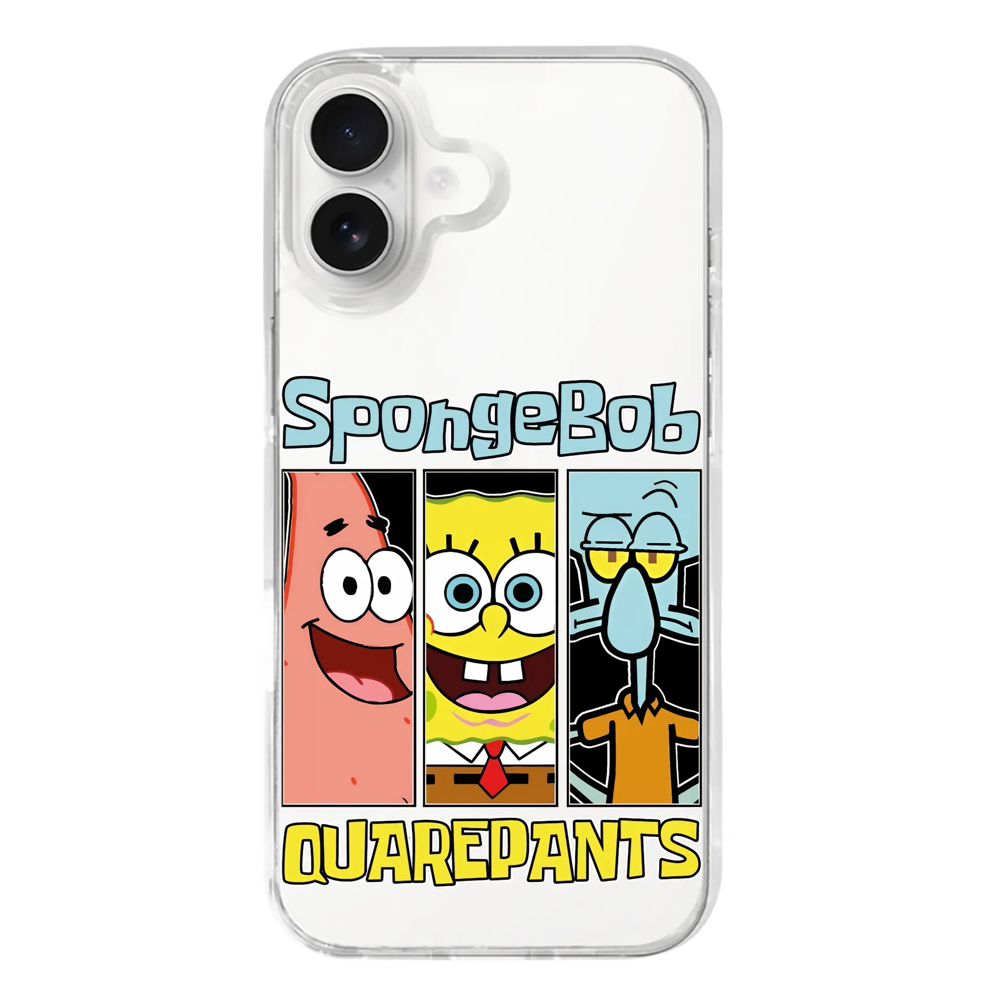 スポンジボブ グッズ スポンジボブ - iPhone 17シリーズ 透明スマホケース – 薄型・耐衝撃・精密フィット保護カバー